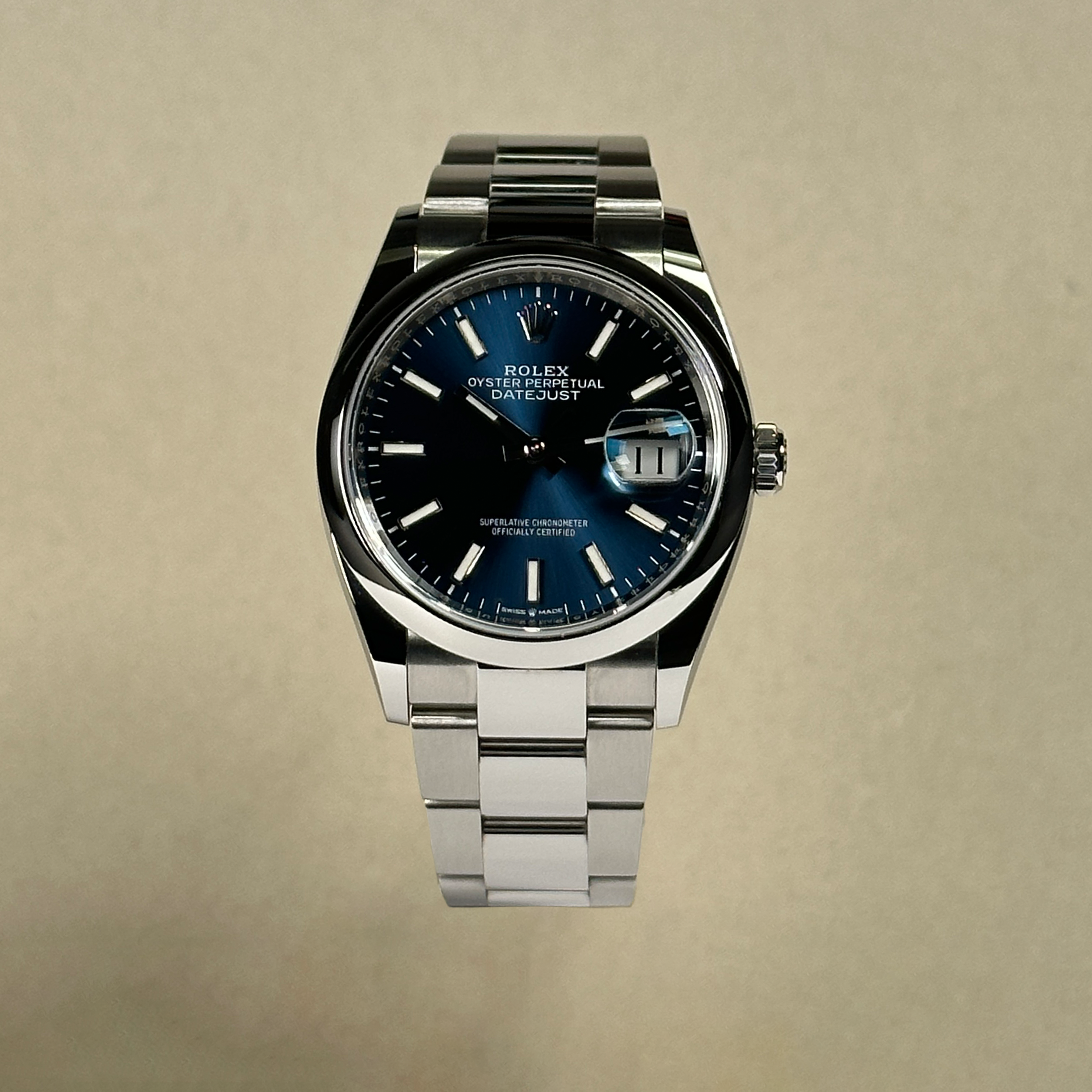 Rolex Datejust Blue Dial 36mm New