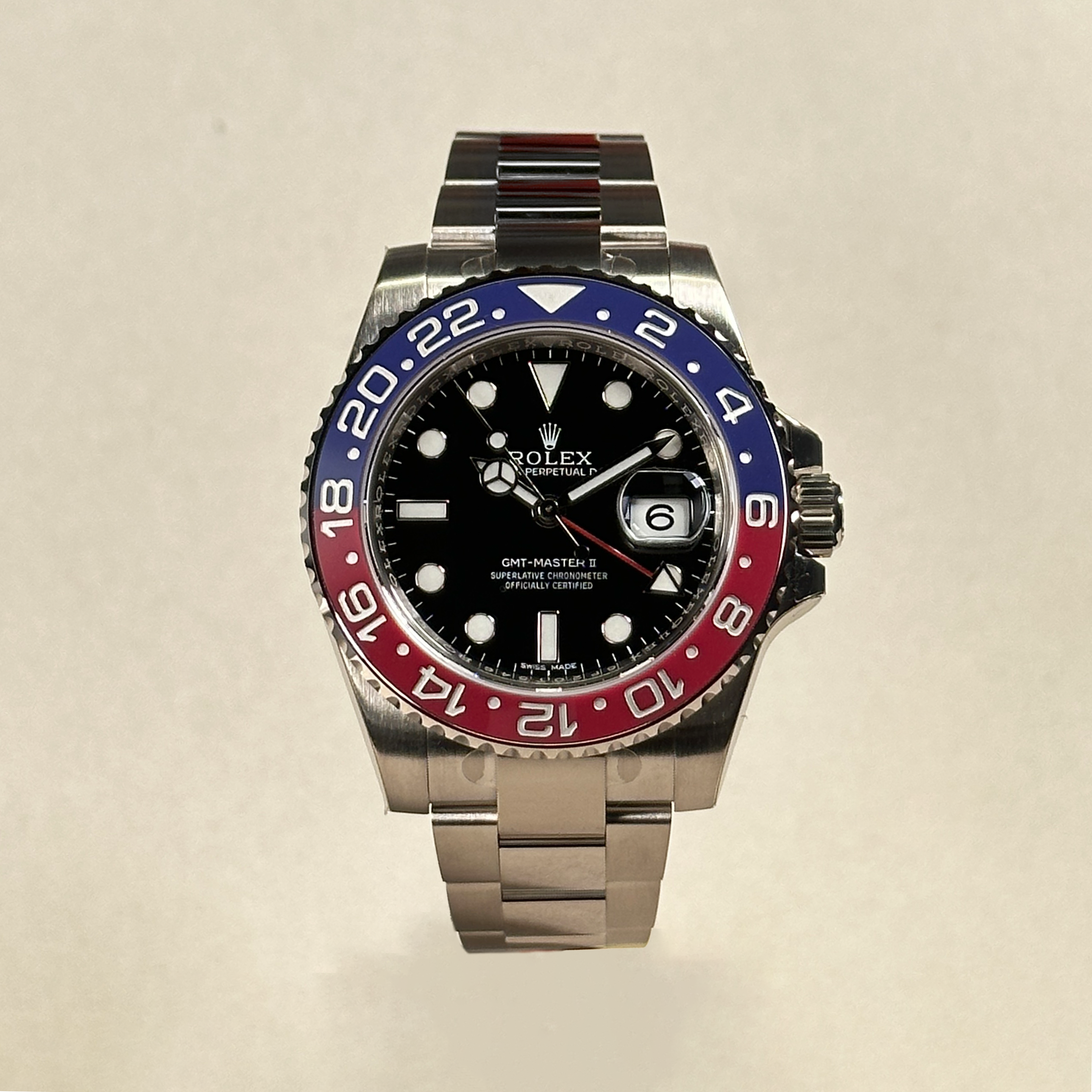 Rolex GMT-Master II White gold NOS full stickers