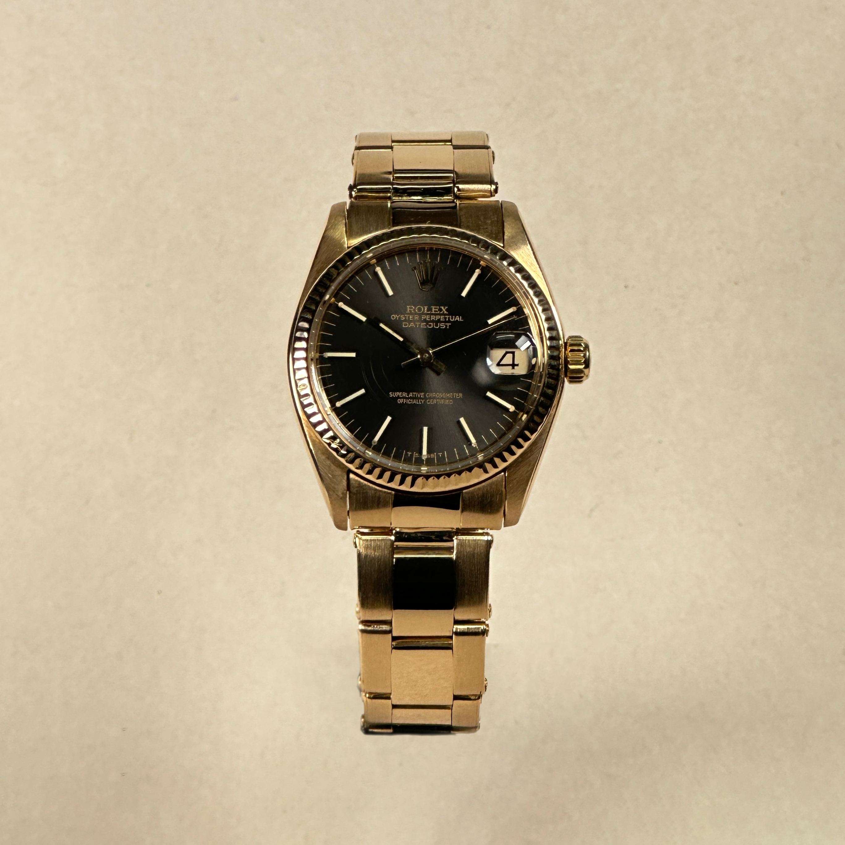 Rolex Datejust 31 mm 18 kt Gold Ref. 6827 Just Serviced